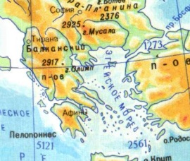 География Греции